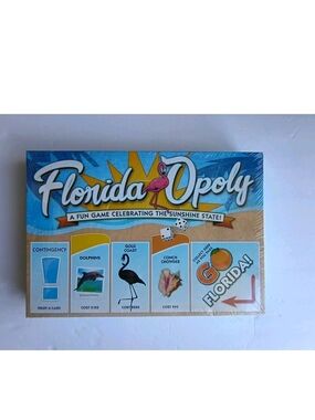 FLORIDAOPOLY FLORIDA-OPOLY Sunshine State Monopoly Style Board Game NEW Sealed